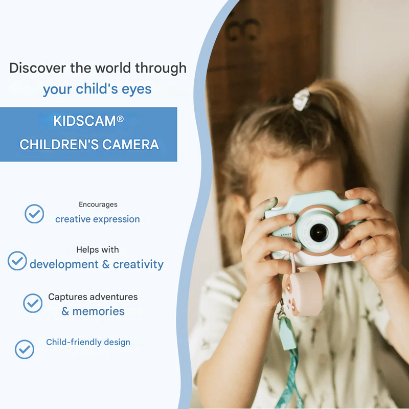 Kinderkamera mit Foto- und Videoaufnahme – robust & leicht bedienbar