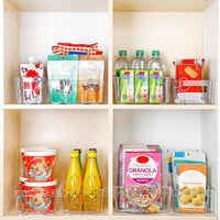 Kühlschrank Aufbewahrungsboxen | 4-teilig | Transparent | BPA-frei | Langlebig | Sicher-Luzern Mode