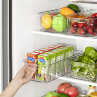 Kühlschrank Aufbewahrungsboxen | 4-teilig | Transparent | BPA-frei | Langlebig | Sicher-Luzern Mode