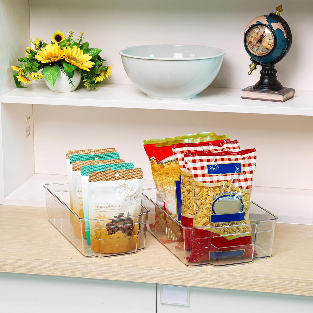 Kühlschrank Aufbewahrungsboxen | 4-teilig | Transparent | BPA-frei | Langlebig | Sicher-Luzern Mode