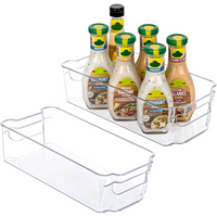 Kühlschrank Aufbewahrungsboxen | 4-teilig | Transparent | BPA-frei | Langlebig | Sicher-Luzern Mode
