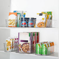 Kühlschrank Aufbewahrungsboxen | 4-teilig | Transparent | BPA-frei | Langlebig | Sicher-Luzern Mode