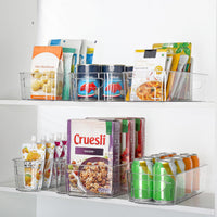 Kühlschrank Aufbewahrungsboxen | 4-teilig | Transparent | BPA-frei | Langlebig | Sicher-Luzern Mode