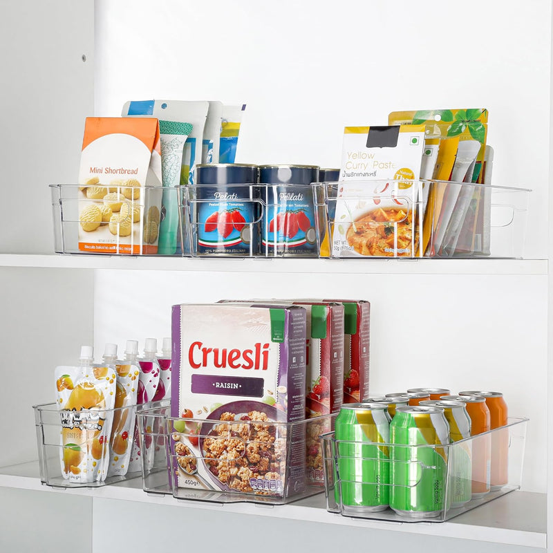 Kühlschrank Aufbewahrungsboxen | 4-teilig | Transparent | BPA-frei | Langlebig | Sicher-Luzern Mode
