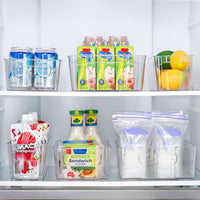Kühlschrank Aufbewahrungsboxen | 4-teilig | Transparent | BPA-frei | Langlebig | Sicher-Luzern Mode