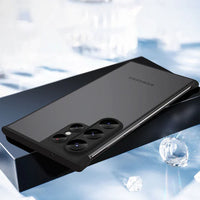Samsung Hülle | Schutz Robust Transparent Langlebig Stilvoll-Schwarz-Samsung Galaxy S24 Ultra-Luzern Mode