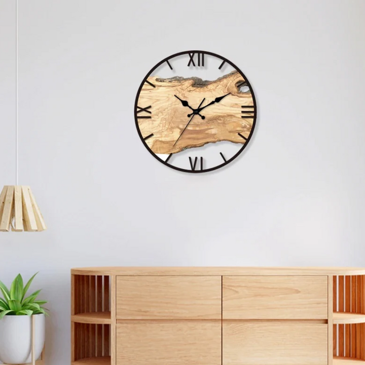 Runde Wanduhr | Transparent | Minimalistisch | Quarzmechanismus-Luzern Mode