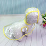 Hundenregenjacke | Transparent Wasserdicht PVC Langlebig Verstellbar-Gelb-XS-Luzern Mode