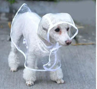 Hundenregenjacke | Transparent Wasserdicht PVC Langlebig Verstellbar-Luzern Mode