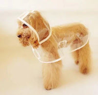 Hundenregenjacke | Transparent Wasserdicht PVC Langlebig Verstellbar-Luzern Mode