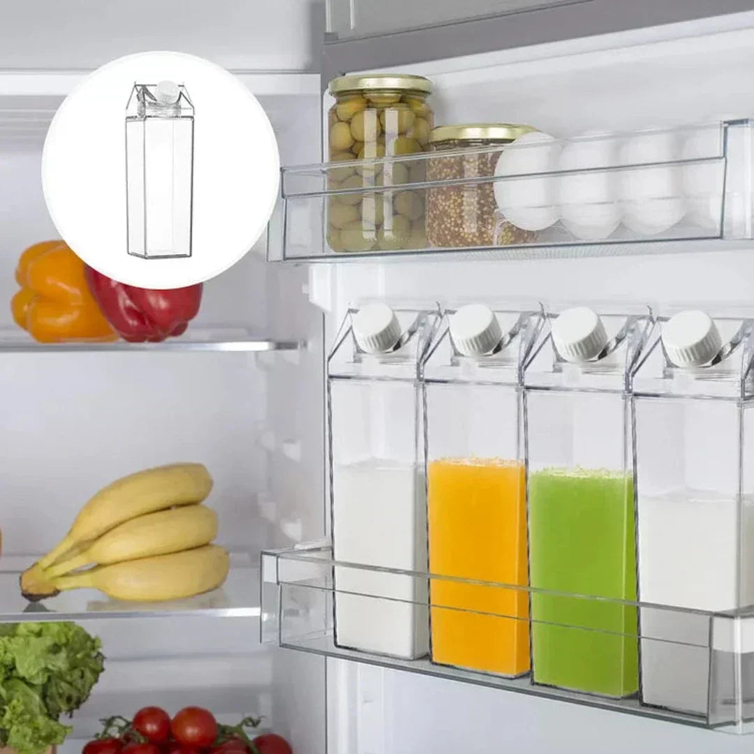 Flüssigkeitsbehälter | 1L Transparent Langlebig Wiederverwendbar Vielseitig-Luzern Mode