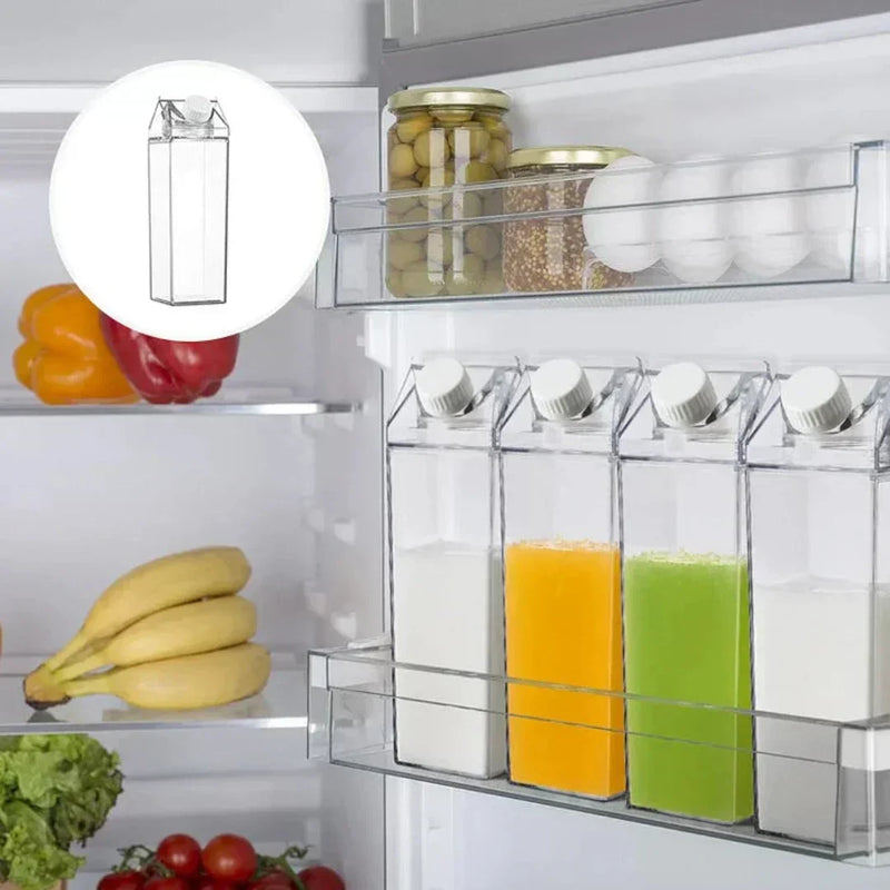 Flüssigkeitsbehälter | 1L Transparent Langlebig Wiederverwendbar Vielseitig-Luzern Mode