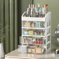 Make-up Organizer | Acryl | Transparent | Mehrschichtig | Platzsparend-Luzern Mode