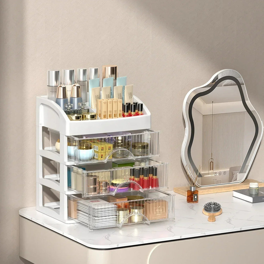 Make-up Organizer | Acryl | Transparent | Mehrschichtig | Platzsparend-Luzern Mode