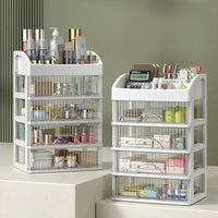 Make-up Organizer | Acryl | Transparent | Mehrschichtig | Platzsparend-Luzern Mode