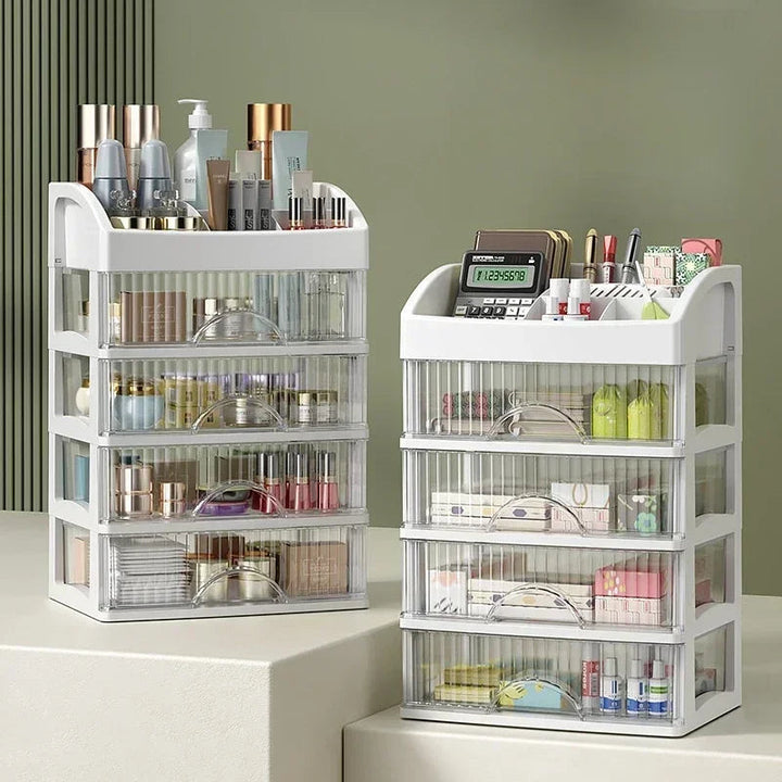 Make-up Organizer | Acryl | Transparent | Mehrschichtig | Platzsparend-Luzern Mode