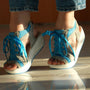 Sandalen Damen Sommer | Leicht & bequem | Trendfarben | Alltag | Urlaubsschuhe-Blau-35-Luzern Mode