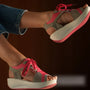 Sandalen Damen Sommer | Leicht & bequem | Trendfarben | Alltag | Urlaubsschuhe-Rosé-35-Luzern Mode