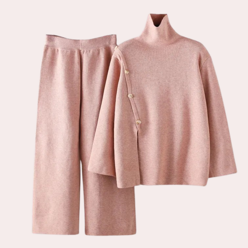 Herren Strickjacke mit Knopfleiste aus weichem Material-Rosa-XS-Luzern Mode