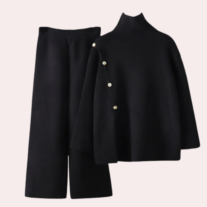 Herren Strickjacke mit Knopfleiste aus weichem Material-Schwarz-XS-Luzern Mode