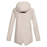 Damen Regenjacke | Leichtgewicht | Kapuze | Reißverschluss | Unifarben-Luzern Mode
