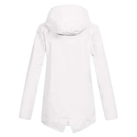 Damen Regenjacke | Leichtgewicht | Kapuze | Reißverschluss | Unifarben-Luzern Mode