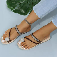 Trendige Damensandalen mit einzigartigem Schneeflockendetail – Arluna