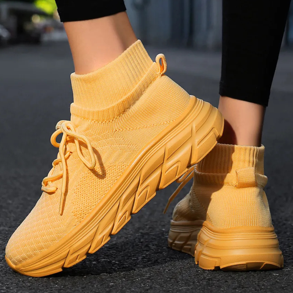 Herren Sneaker für Sport und Freizeit mit Strickdesign-Luzern Mode