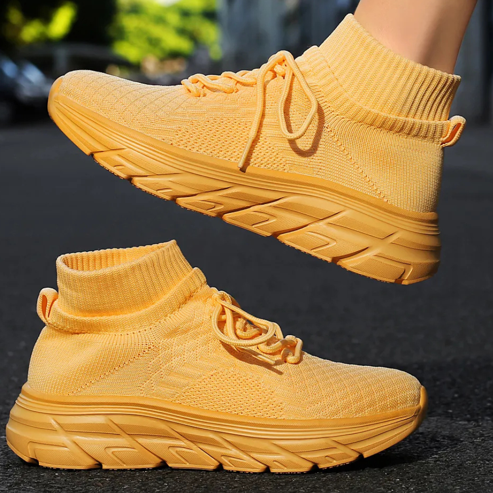 Herren Sneaker für Sport und Freizeit mit Strickdesign-Luzern Mode