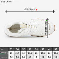 Damen Sneakers | Veganes Leder | Niedrig | Schnürung | Leichtgewicht-Luzern Mode