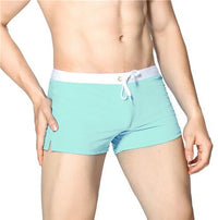 Herren Badehose | Kurz | Slim Fit | Mit Reißverschlusstasche | Mit Kordelzug | Schnelltrocknend-Luzern Mode