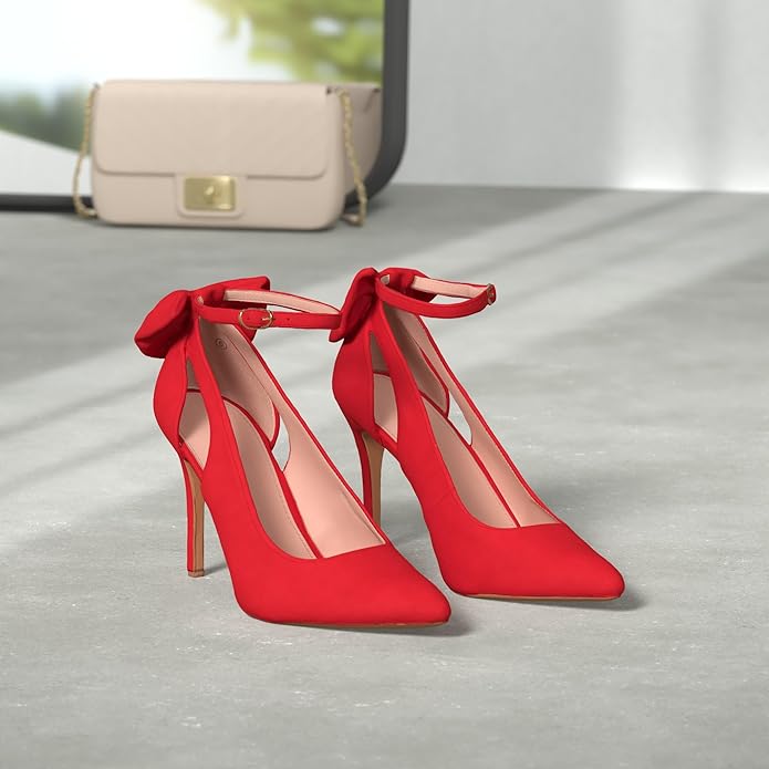 Damen High Heels mit Schleife - Elegante Stilettos kaufen-Luzern Mode