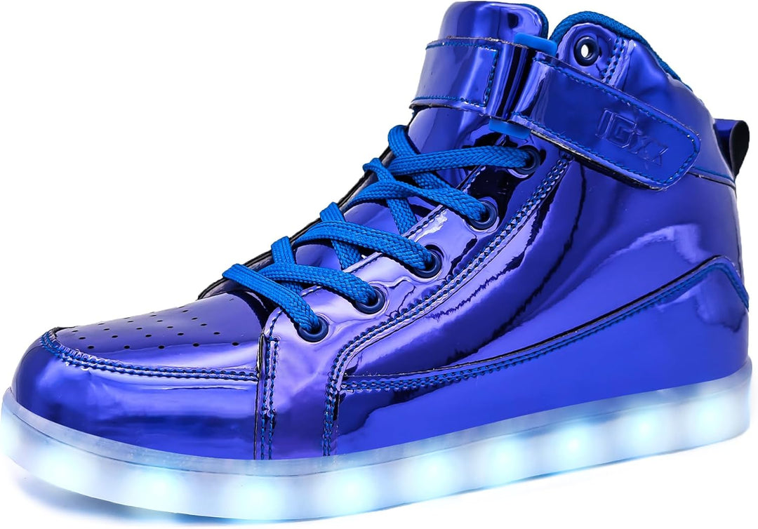 LED Leuchtschuhe für Kinder - USB Aufladbare Sneaker-Blau-35-Luzern Mode