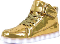 LED Leuchtschuhe für Kinder - USB Aufladbare Sneaker-Gold-35-Luzern Mode