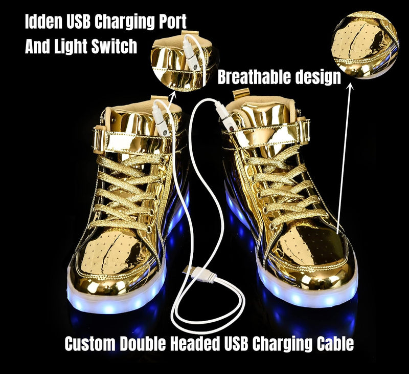 LED Leuchtschuhe für Kinder - USB Aufladbare Sneaker-Luzern Mode