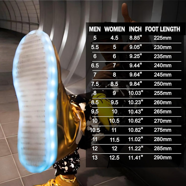 LED Leuchtschuhe für Kinder - USB Aufladbare Sneaker-Luzern Mode