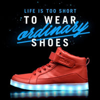 LED Leuchtschuhe für Kinder - USB Aufladbare Sneaker-Luzern Mode