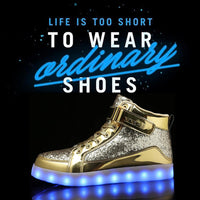 LED Leuchtschuhe für Kinder - USB Aufladbare Sneaker-Luzern Mode