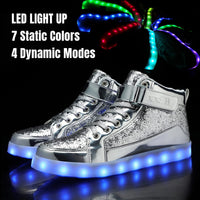 LED Leuchtschuhe für Kinder - USB Aufladbare Sneaker-Luzern Mode