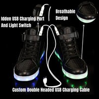 LED Leuchtschuhe für Kinder - USB Aufladbare Sneaker-Luzern Mode
