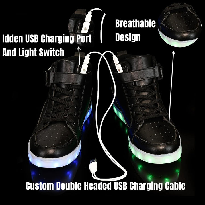LED Leuchtschuhe für Kinder - USB Aufladbare Sneaker-Luzern Mode