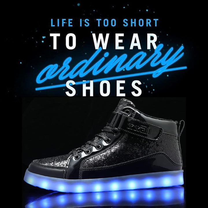 LED Leuchtschuhe für Kinder - USB Aufladbare Sneaker-Luzern Mode