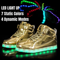 LED Leuchtschuhe für Kinder - USB Aufladbare Sneaker-Luzern Mode