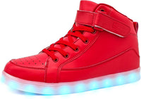 LED Leuchtschuhe für Kinder - USB Aufladbare Sneaker-Rot-35-Luzern Mode