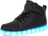 LED Leuchtschuhe für Kinder - USB Aufladbare Sneaker-Schwarz-35-Luzern Mode