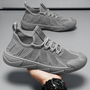 Herren Sneaker Atmungsaktiv Rutschfest Sportlich Schuhe-Grau-39-Luzern Mode