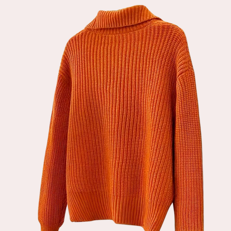 Oversized Damen Strickjacke mit großen Knöpfen - Modischer Cardigan-Luzern Mode