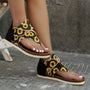 Orthopädische Sommersandalen Damen | Trendig | Komfort | Luftige Passform-Gelb-36-Luzern Mode