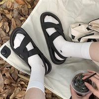 Plateau Sandalen Damen | verstellbare Riemen | luftiges Material | Sommerlook-Luzern Mode
