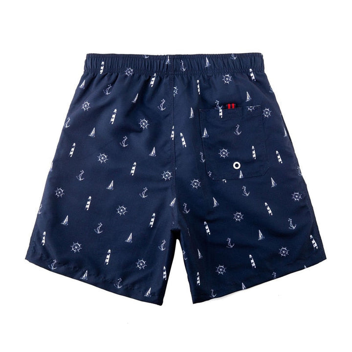 Schnelltrocknend | elastischer Bund | Seitentaschen | Printdesign | Herren Shorts-Luzern Mode